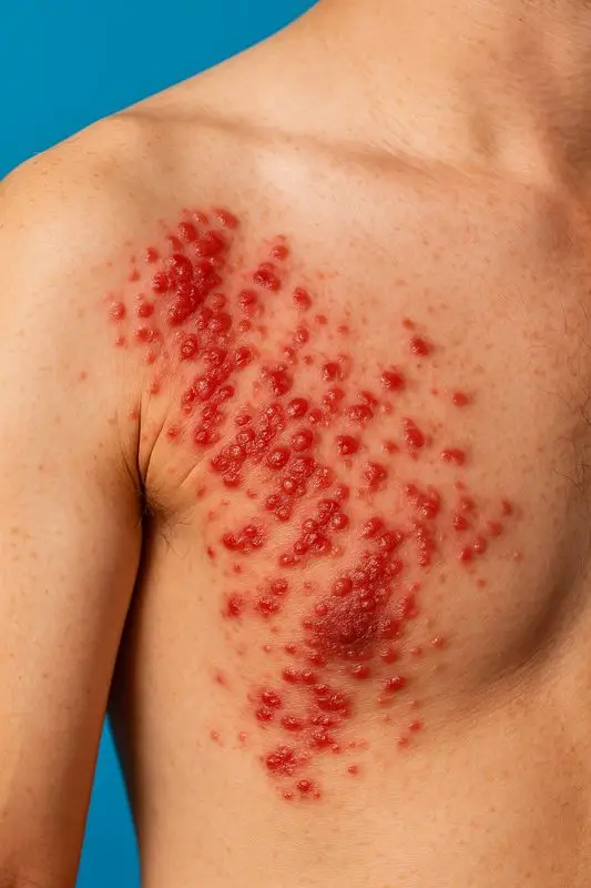 שלבקת חוגרת - הרפס זוסטר