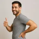 פתרון לכאבי גב - איש מסמן לייק